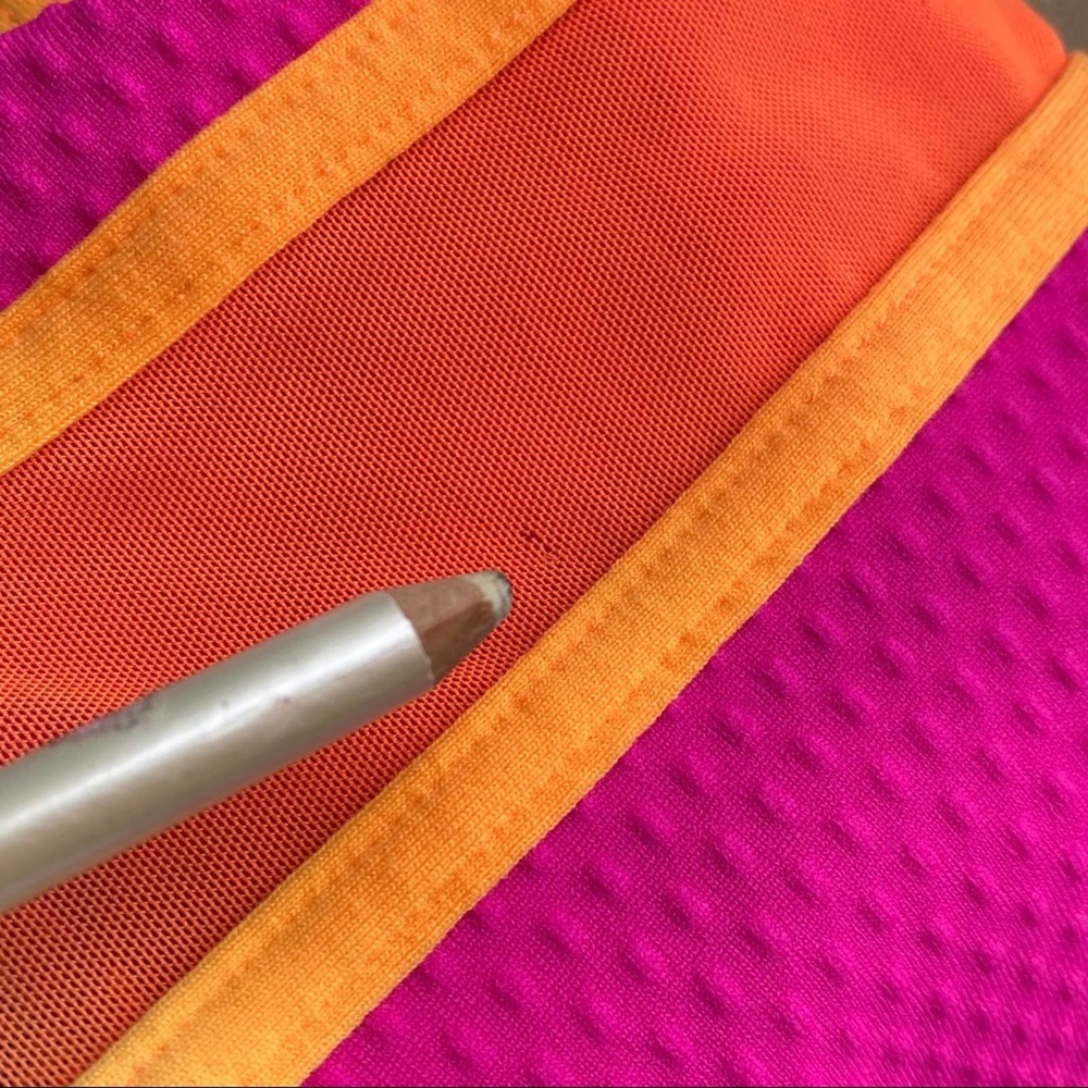 OshKosh B’Gosh Swimsuit 6x girls one piece neon pink FABRIC - Picture 5 of 9